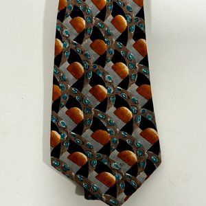 Courchevel by Damon Neck Tie Imported Silk from Italy Made in USA 3D MultiColor